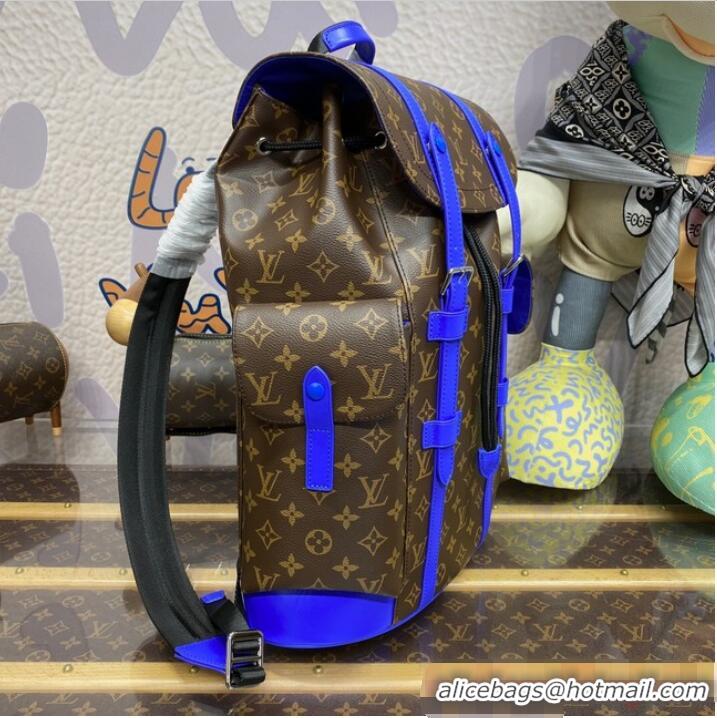 Well Crafted Louis Vuitton Monogram Canvas Christopher MM M46813 Blue