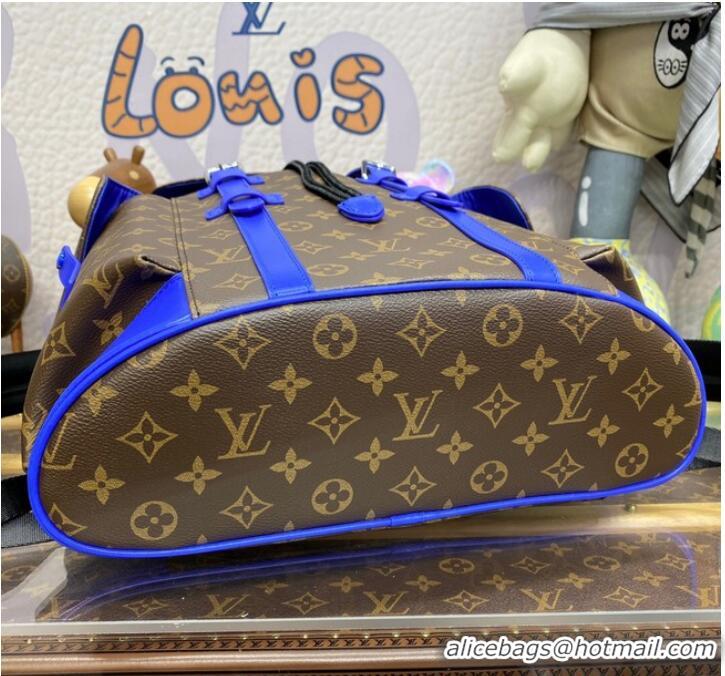 Well Crafted Louis Vuitton Monogram Canvas Christopher MM M46813 Blue