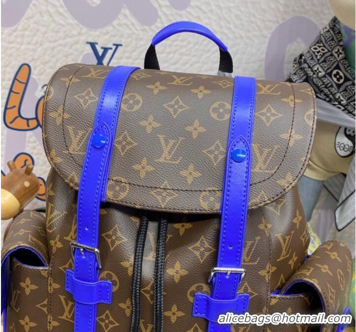 Well Crafted Louis Vuitton Monogram Canvas Christopher MM M46813 Blue