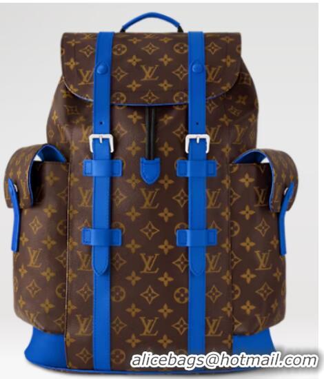 Well Crafted Louis Vuitton Monogram Canvas Christopher MM M46813 Blue