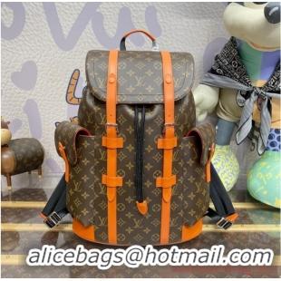 Promotional Grade Louis Vuitton Monogram Canvas Christopher MM M46813 Orange