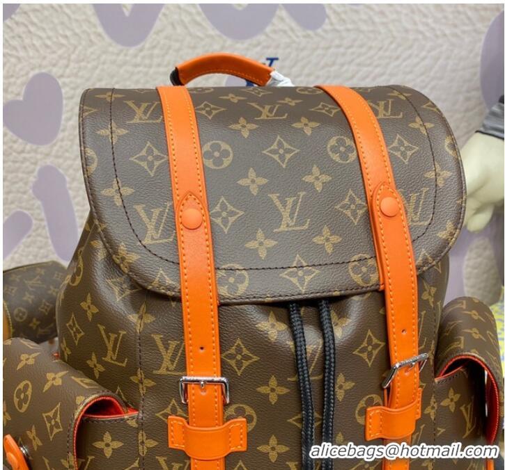 Promotional Grade Louis Vuitton Monogram Canvas Christopher MM M46813 Orange