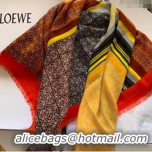 Grade Design Loewe Square Cashmere Scarf 140cm L1123 Yellow 2023