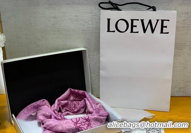 Low Cost Loewe Anagram Long Wool Scarf 45x200cm L1123 Purple 2023