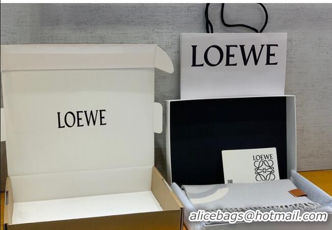 Promotional Loewe Anagram Long Wool Scarf 30x170cm L1123 Grey 2023