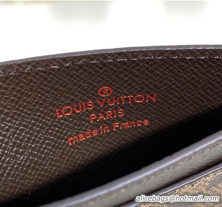 Reasonable Price Louis Vuitton Damier Ebene Canvas Card Holder PM M82872-12