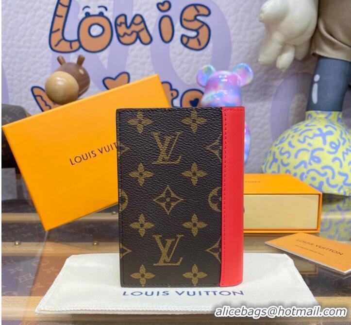 New Design Louis Vuitton Passport Cover M82862 Red