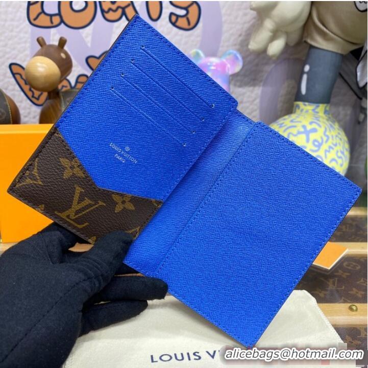 Super Quality Louis Vuitton Passport Cover M82862 blue