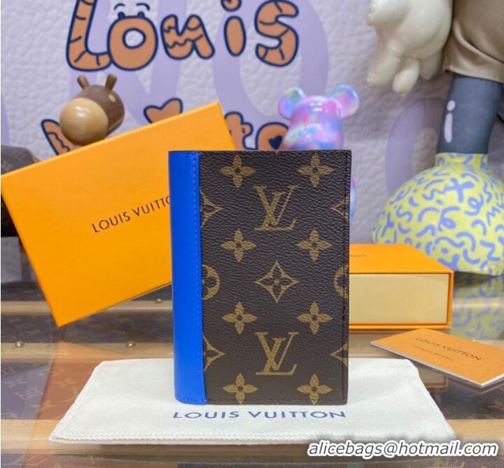 Super Quality Louis Vuitton Passport Cover M82862 blue