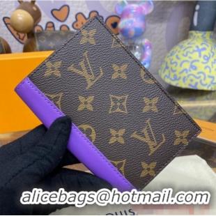 Inexpensive Louis Vuitton Passport Cover M82862 Purple