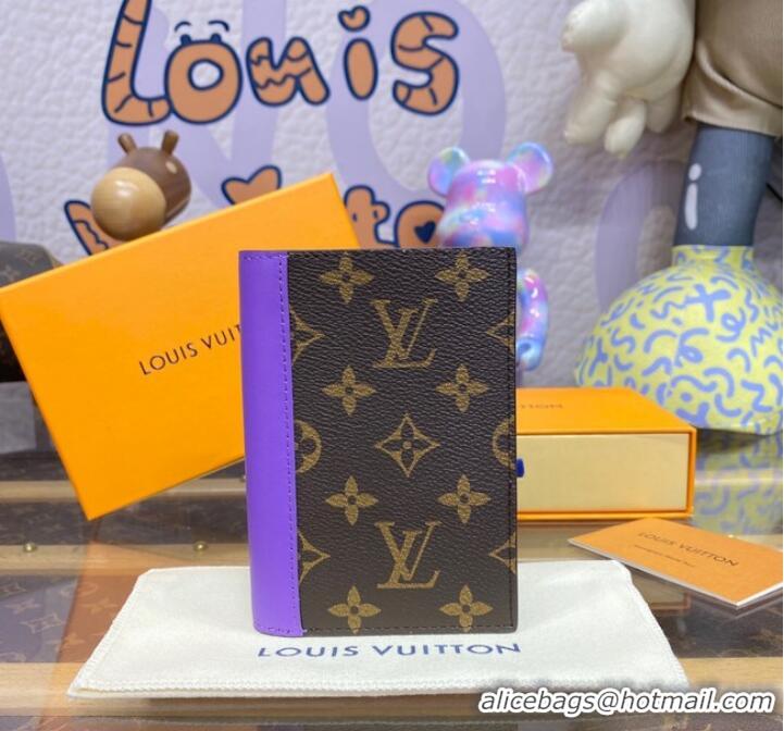 Inexpensive Louis Vuitton Passport Cover M82862 Purple