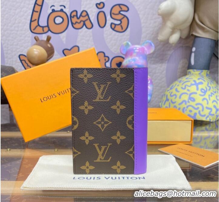 Inexpensive Louis Vuitton Passport Cover M82862 Purple