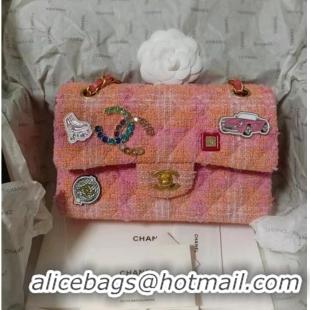 Famous Brand Chanel CLASSIC HANDBAG A01116 Coral Pink