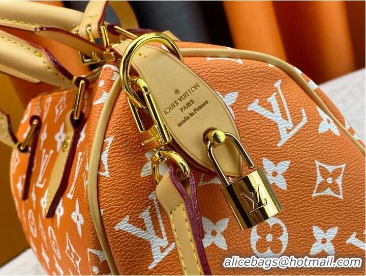 Trendy Design Louis Vuitton LV2024 Speedy 25 M24424 Orange