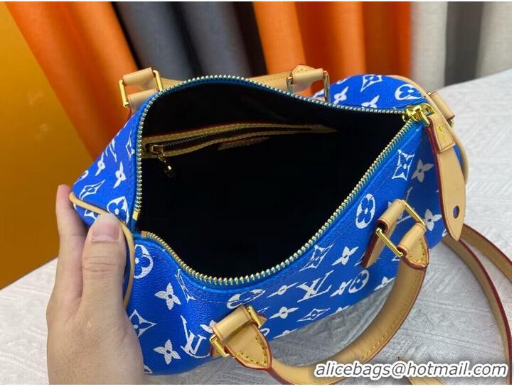 Best Price Louis Vuitton LV2024 Speedy 25 M24424 Blue