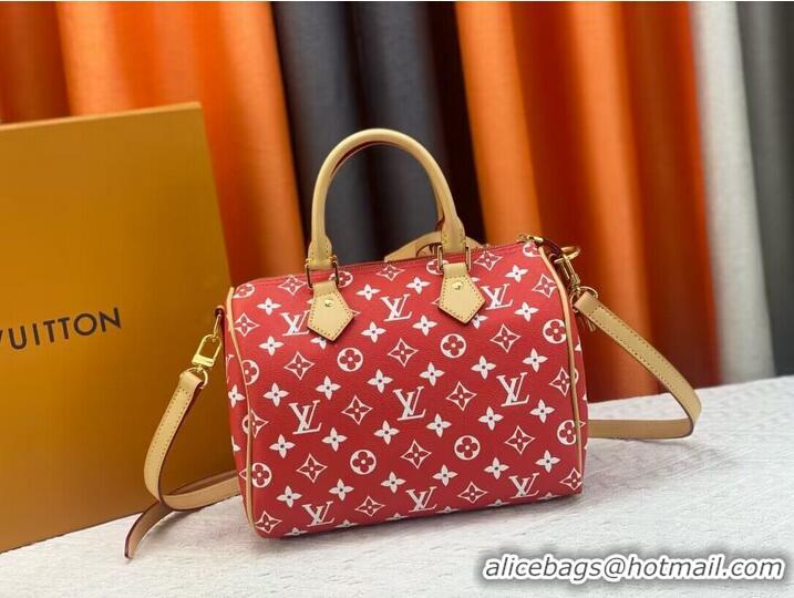 Popular Style Louis Vuitton LV2024 Speedy 25 M24424 Red