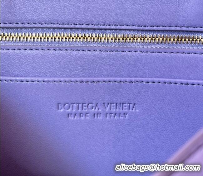 Grade Design Bottega Veneta Small East/West Andiamo Top Handle Bag in Intrecciato Leather 754990 Amethyst Purple 2023