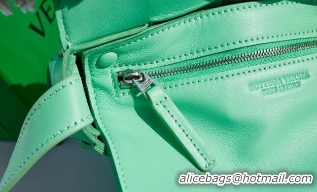 Best Quality Bottega Veneta Cassette Crossbody Bag in Intrecciato Leather 578004 Light Green 2023