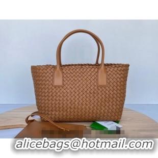 Reasonable Price Bottega Veneta Medium Cabat Tote Bag in Intrecciato Leather 608810 Wood Brown 2023