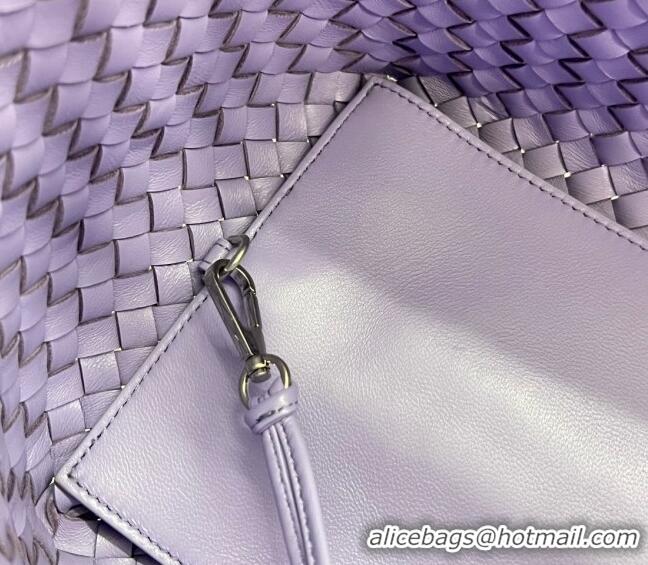 Grade Design Bottega Veneta Medium Cabat Tote Bag in Intrecciato Leather 608810 Purple 2023