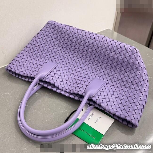 Grade Design Bottega Veneta Medium Cabat Tote Bag in Intrecciato Leather 608810 Purple 2023