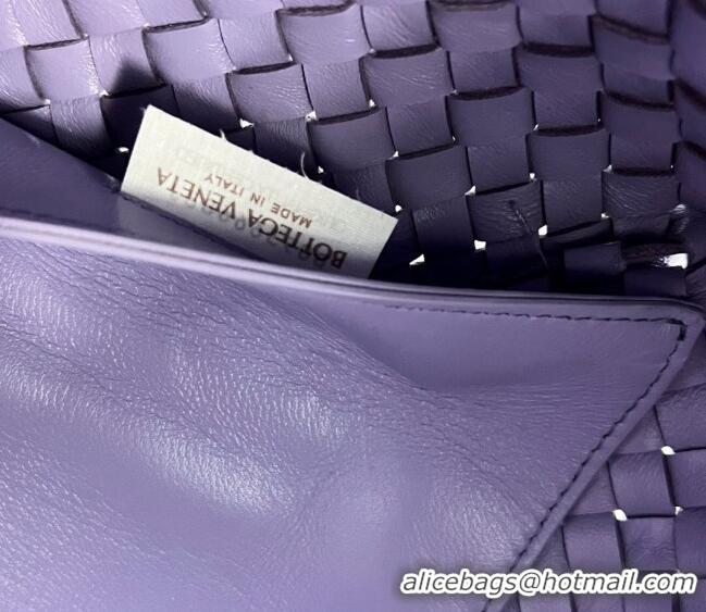 Grade Design Bottega Veneta Medium Cabat Tote Bag in Intrecciato Leather 608810 Purple 2023