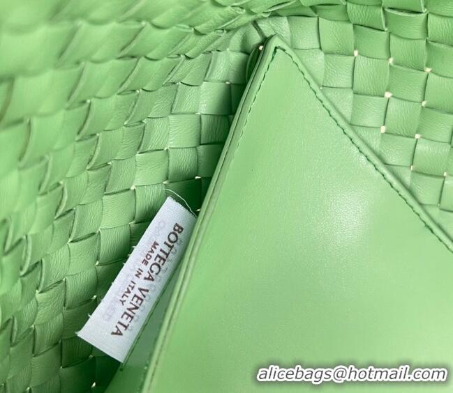 Super Quality Bottega Veneta Medium Cabat Tote Bag in Intrecciato Leather 608810 Lemond Green 2023