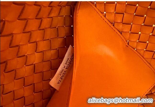 Best Quality Bottega Veneta Medium Cabat Tote Bag in Intrecciato Leather 608810 Orange 2023