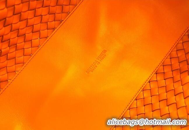 Best Quality Bottega Veneta Medium Cabat Tote Bag in Intrecciato Leather 608810 Orange 2023