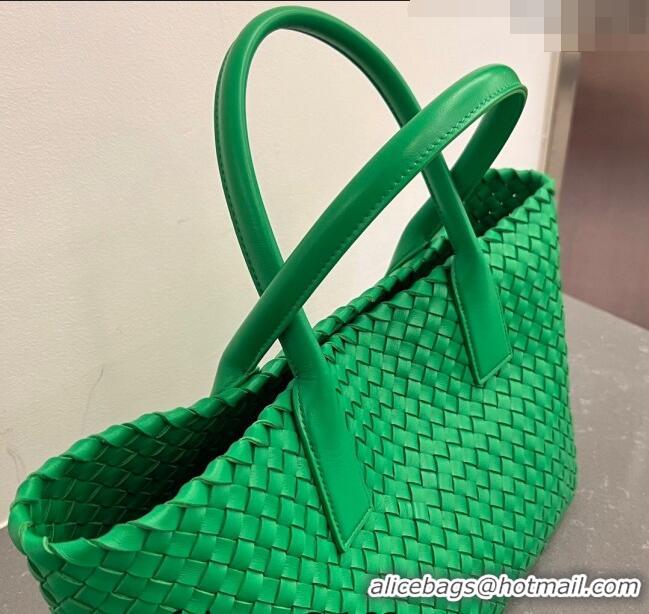 Affordable Price Bottega Veneta Medium Cabat Tote Bag in Intrecciato Leather 608810 Parakeet Green 2023