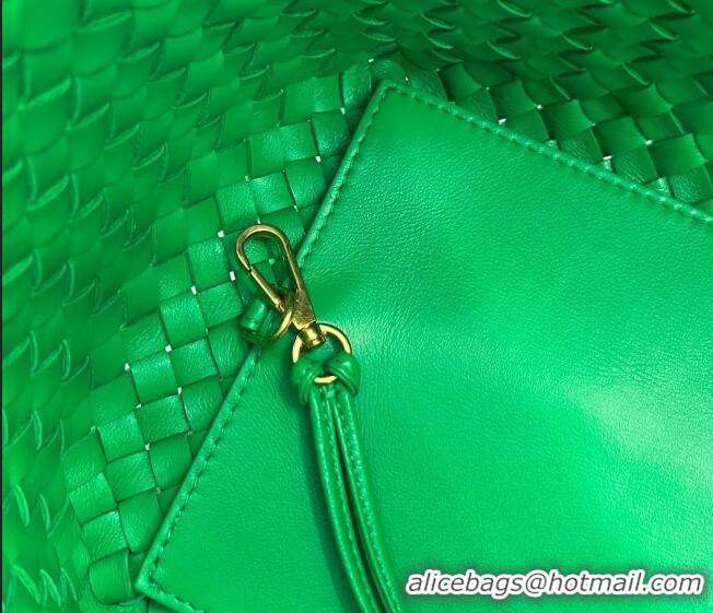 Affordable Price Bottega Veneta Medium Cabat Tote Bag in Intrecciato Leather 608810 Parakeet Green 2023