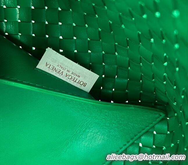 Affordable Price Bottega Veneta Medium Cabat Tote Bag in Intrecciato Leather 608810 Parakeet Green 2023