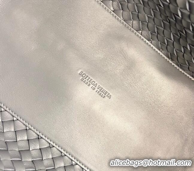 Super Quality Bottega Veneta Medium Cabat Tote Bag in Intrecciato Leather 608810 Thunder Grey 2023