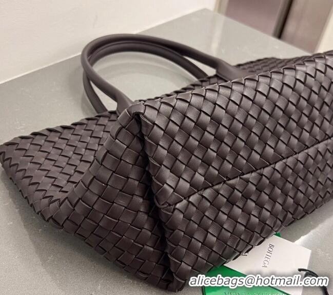 Best Price Bottega Veneta Medium Cabat Tote Bag in Intrecciato Leather 608810 Fondant Brown 2023