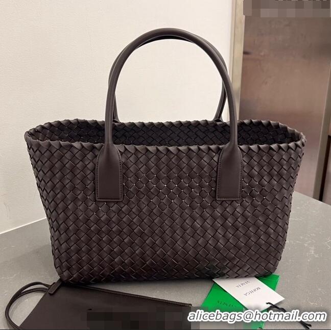 Best Price Bottega Veneta Medium Cabat Tote Bag in Intrecciato Leather 608810 Fondant Brown 2023