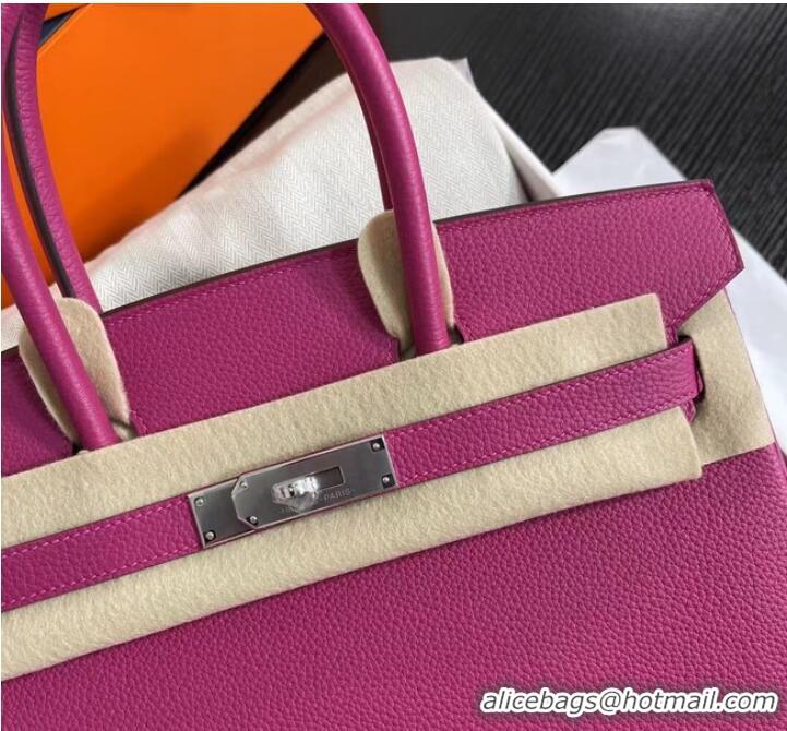 Big Discount Hermes Original Togo Leather HB30O Fuchsia