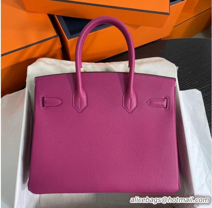 Big Discount Hermes Original Togo Leather HB30O Fuchsia