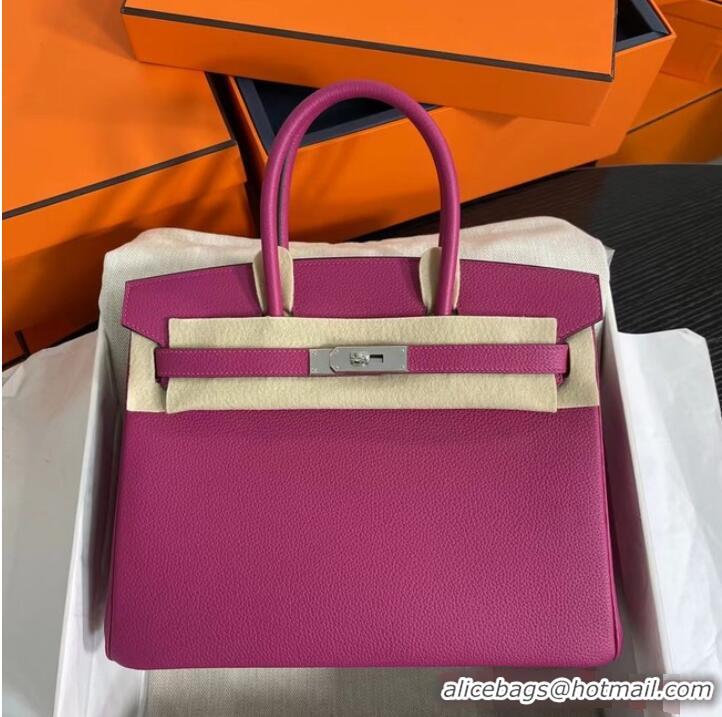 Big Discount Hermes Original Togo Leather HB30O Fuchsia