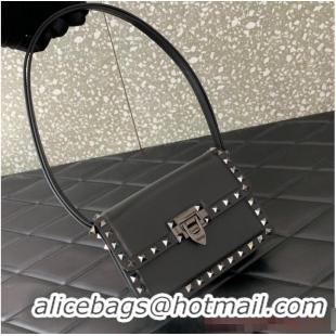 Reasonable Price VALENTINO GARAVANI ROCKSTUD23 Small calfskin bag ZS098 Black