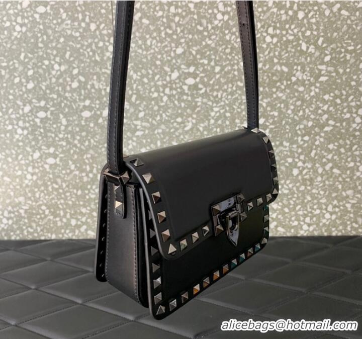 Reasonable Price VALENTINO GARAVANI ROCKSTUD23 Small calfskin bag ZS098 Black