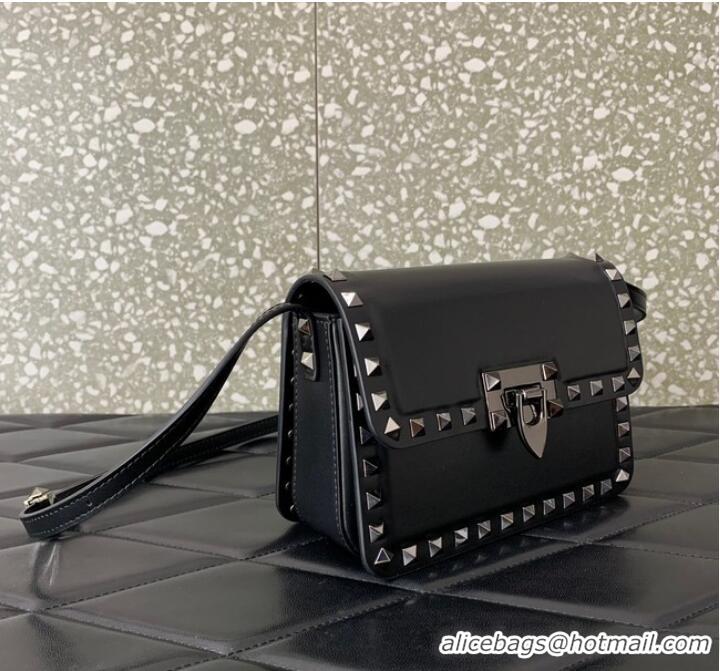 Reasonable Price VALENTINO GARAVANI ROCKSTUD23 Small calfskin bag ZS098 Black