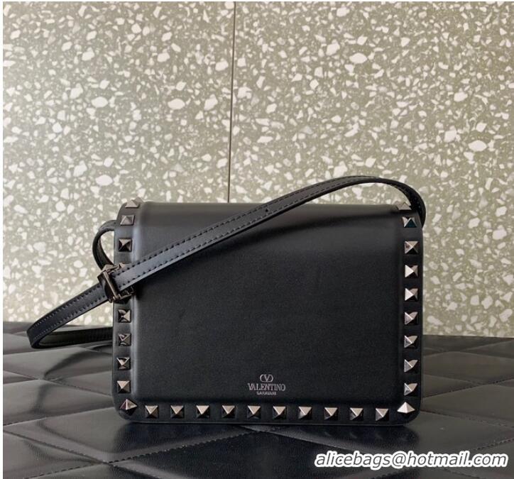 Reasonable Price VALENTINO GARAVANI ROCKSTUD23 Small calfskin bag ZS098 Black