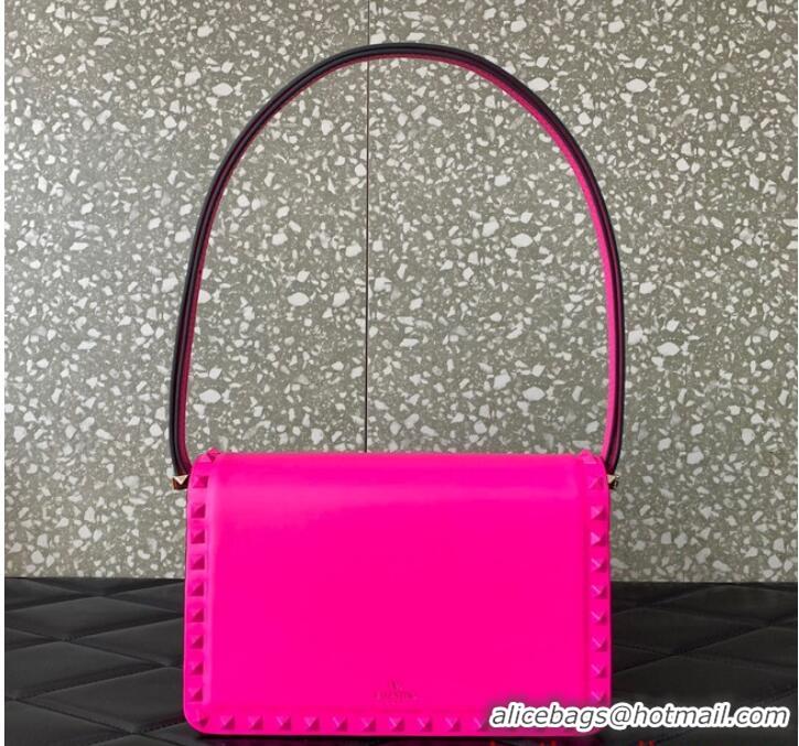 Unique Grade VALENTINO GARAVANI ROCKSTUD23 calfskin bag AZS098 Pink