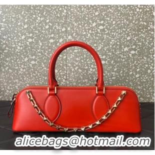 Buy Inexpensive VALENTINO Rockstud calfskin bag KSE0NO Red