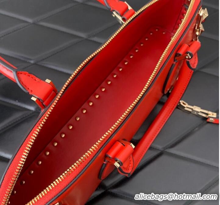 Buy Inexpensive VALENTINO Rockstud calfskin bag KSE0NO Red