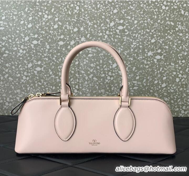 Unique Grade VALENTINO Rockstud calfskin bag KSE0NO light pink