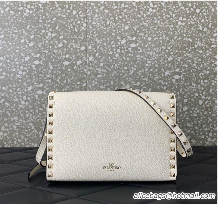 Promotional VALENTINO GARAVANI Loco Calf leather bag 0322 White