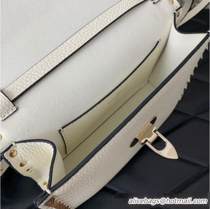 Promotional VALENTINO GARAVANI Loco Calf leather bag 0322 White