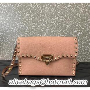 Unique Grade VALENTINO GARAVANI Loco Calf leather bag 0322 pink