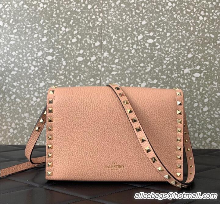 Unique Grade VALENTINO GARAVANI Loco Calf leather bag 0322 pink